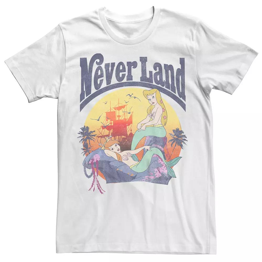 Disney's Peter Pan Men's Never Land Mermaids Tee,  Product Image