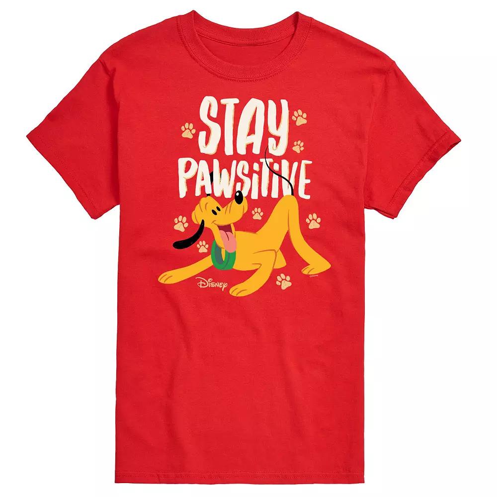 Disney's Cats & Dogs Big & Tall Stay Pawsitive Graphic Tee, Men's,  Product Image