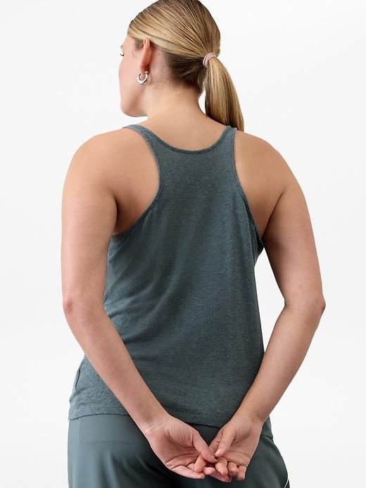 Getaway Linen Blend Tank Product Image