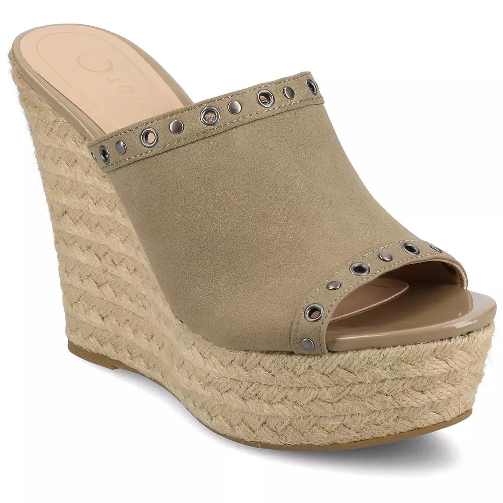 Journee Collection Womens Yari Wedge Sandal Product Image