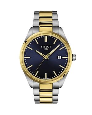 Tissot Mens Classic Collection Pr 100 Two Tone Stainless Steel Bracelet Watch Product Image
