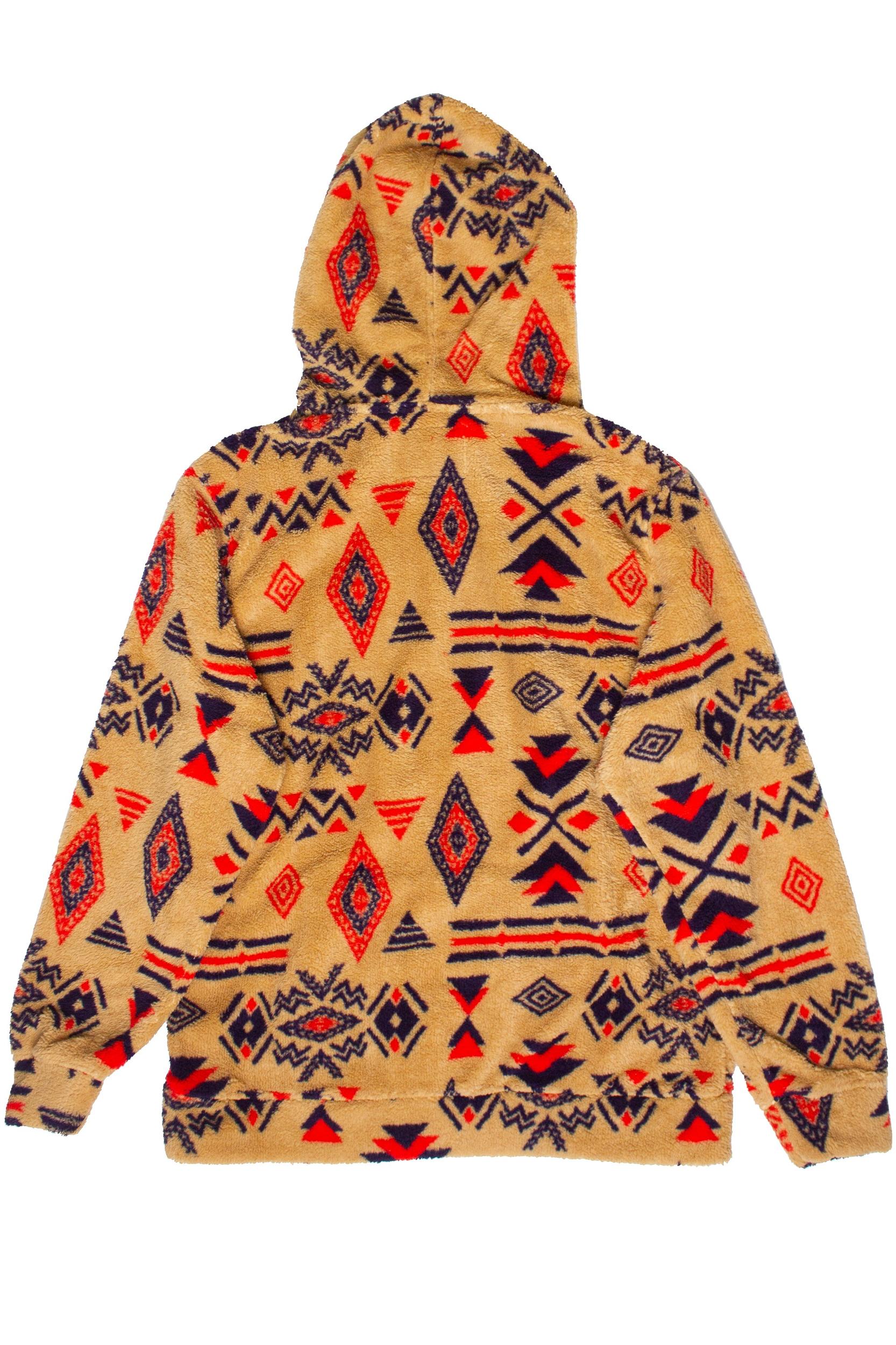 Southwest Pattern Sherpa Hoodie Product Image