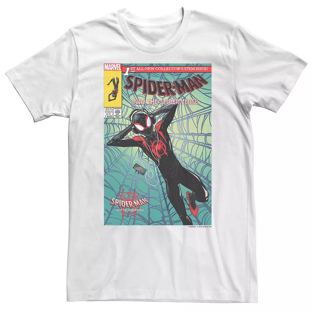Big & Tall Marvel Spiderverse Collectors Comic Cover Tee, Men's,  Product Image