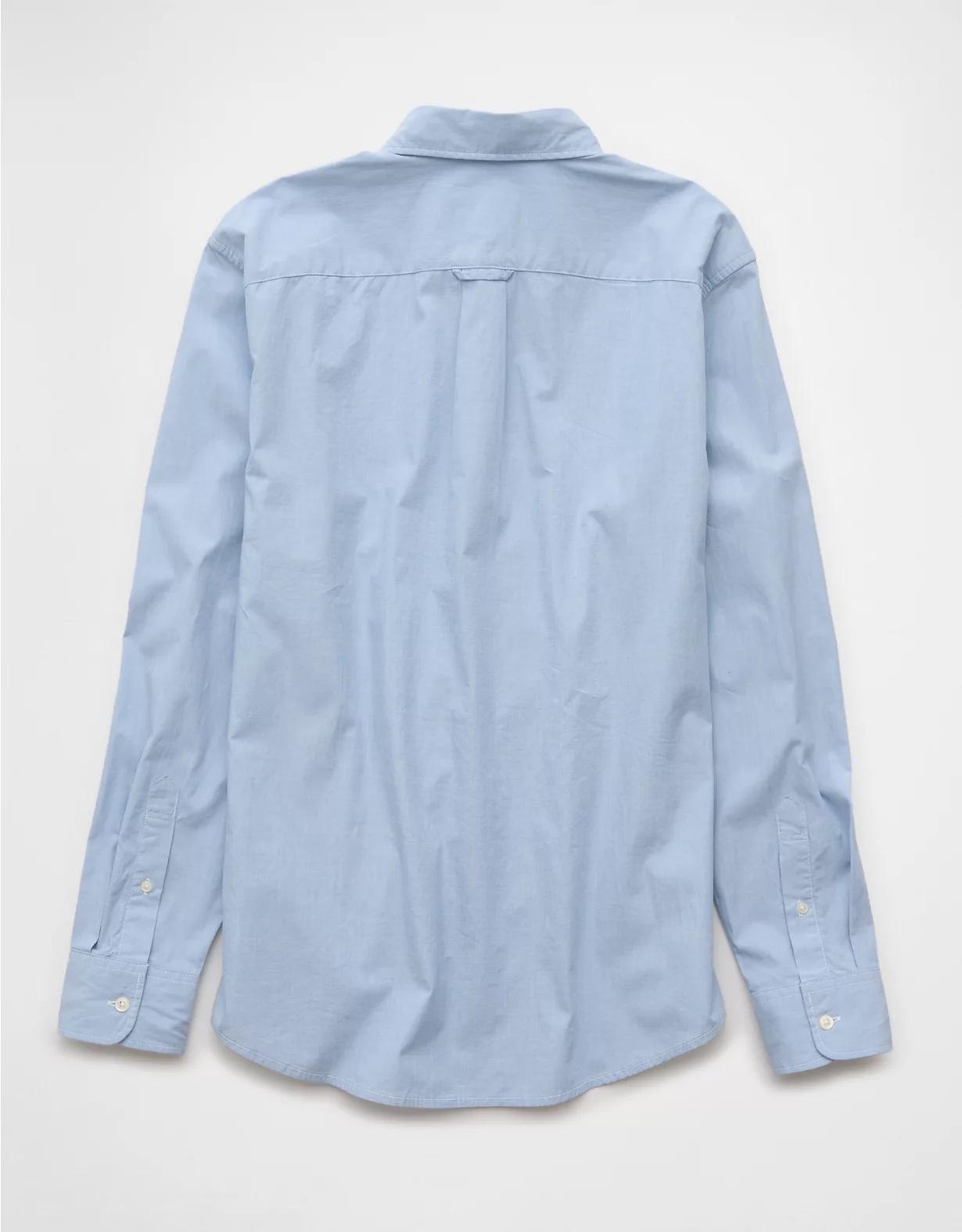 AE Everyday Poplin Button-Up Shirt Product Image