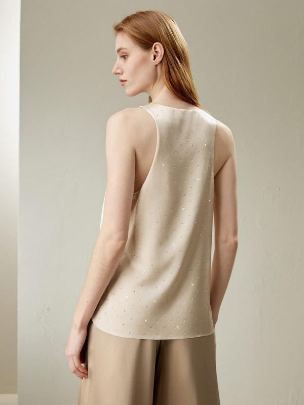 Silk Sparkle U-Neck Vest Product Image