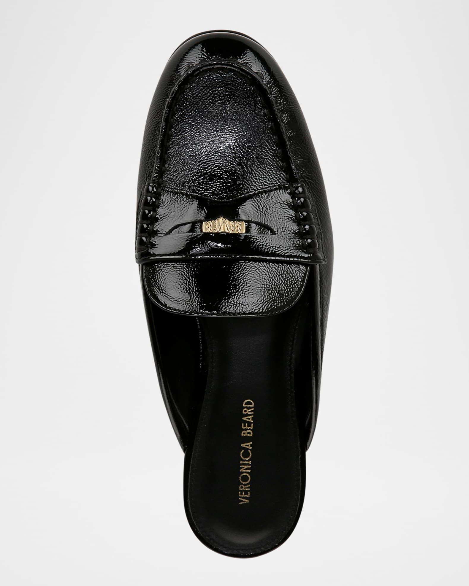 Leather Penny Loafer Mules Product Image