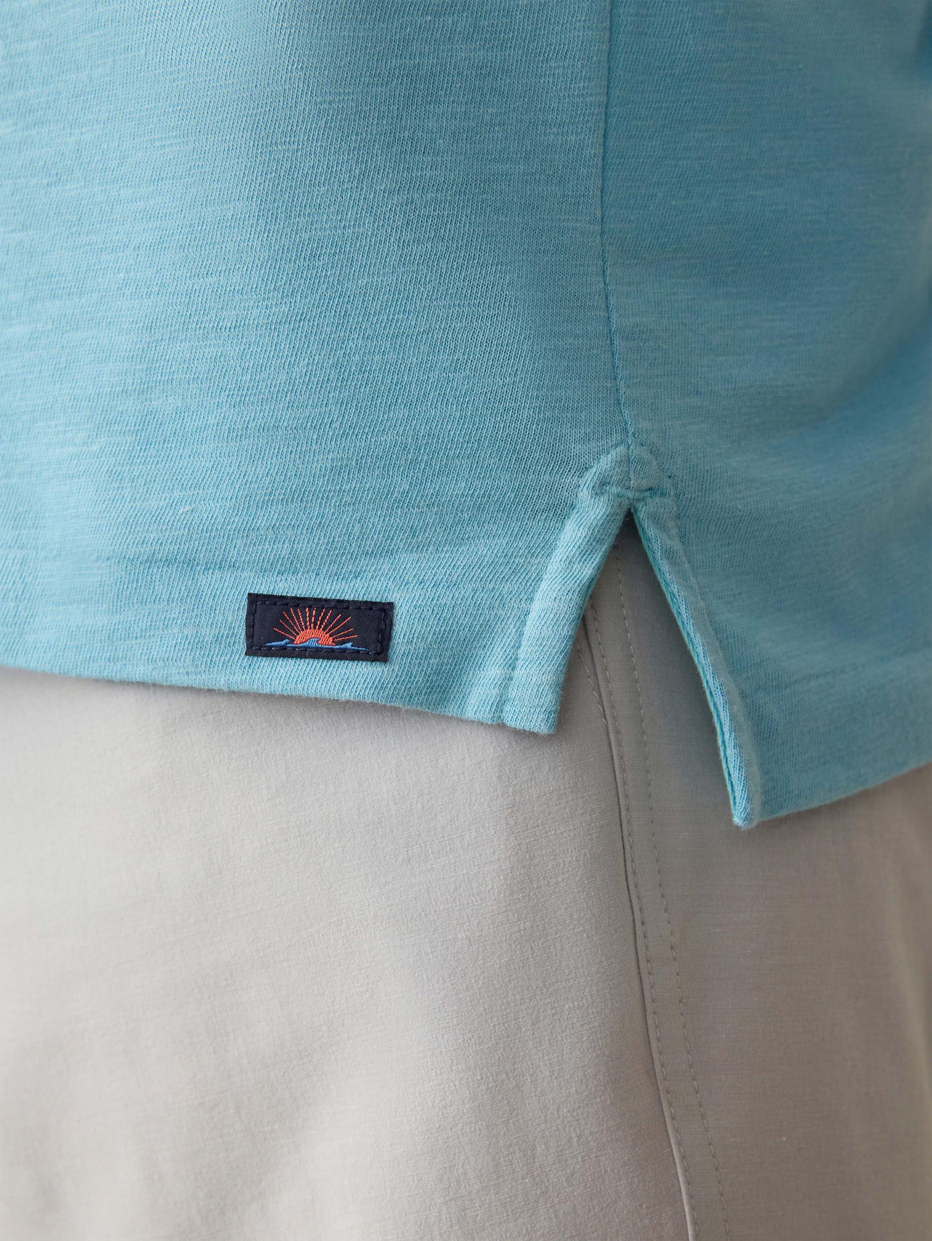 Sunwashed T-Shirt Polo - Teal Sea Male Product Image