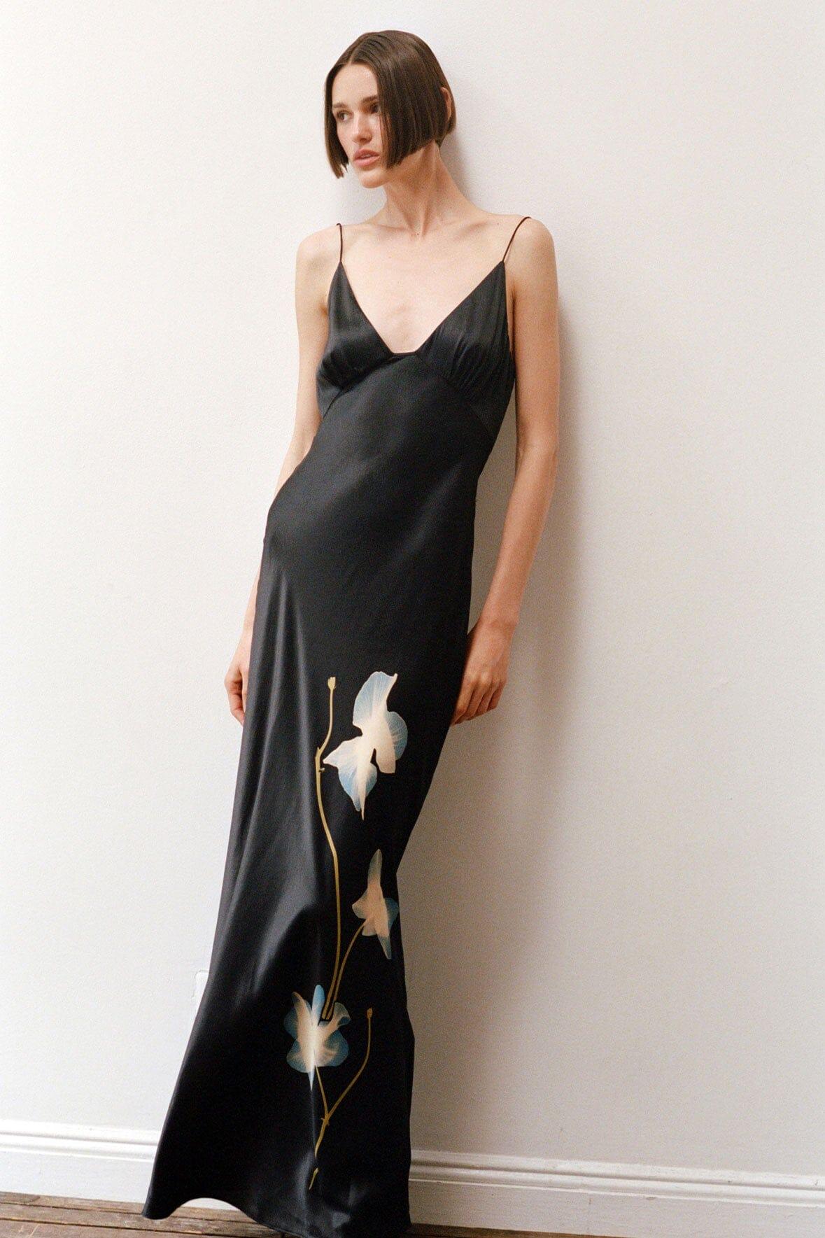HANK SILK DRESS | BOTANICAL SHADOWS Product Image