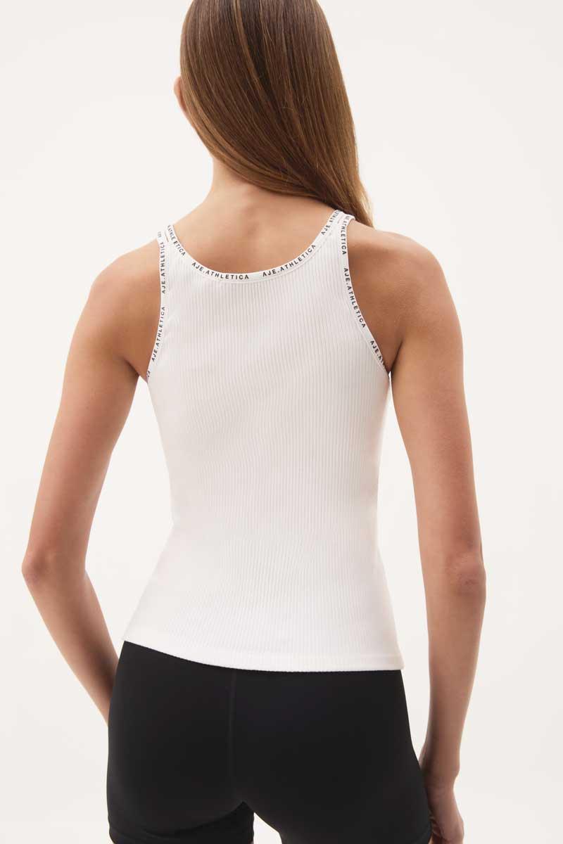 Logo Strap Ribbed Tank 142 Product Image
