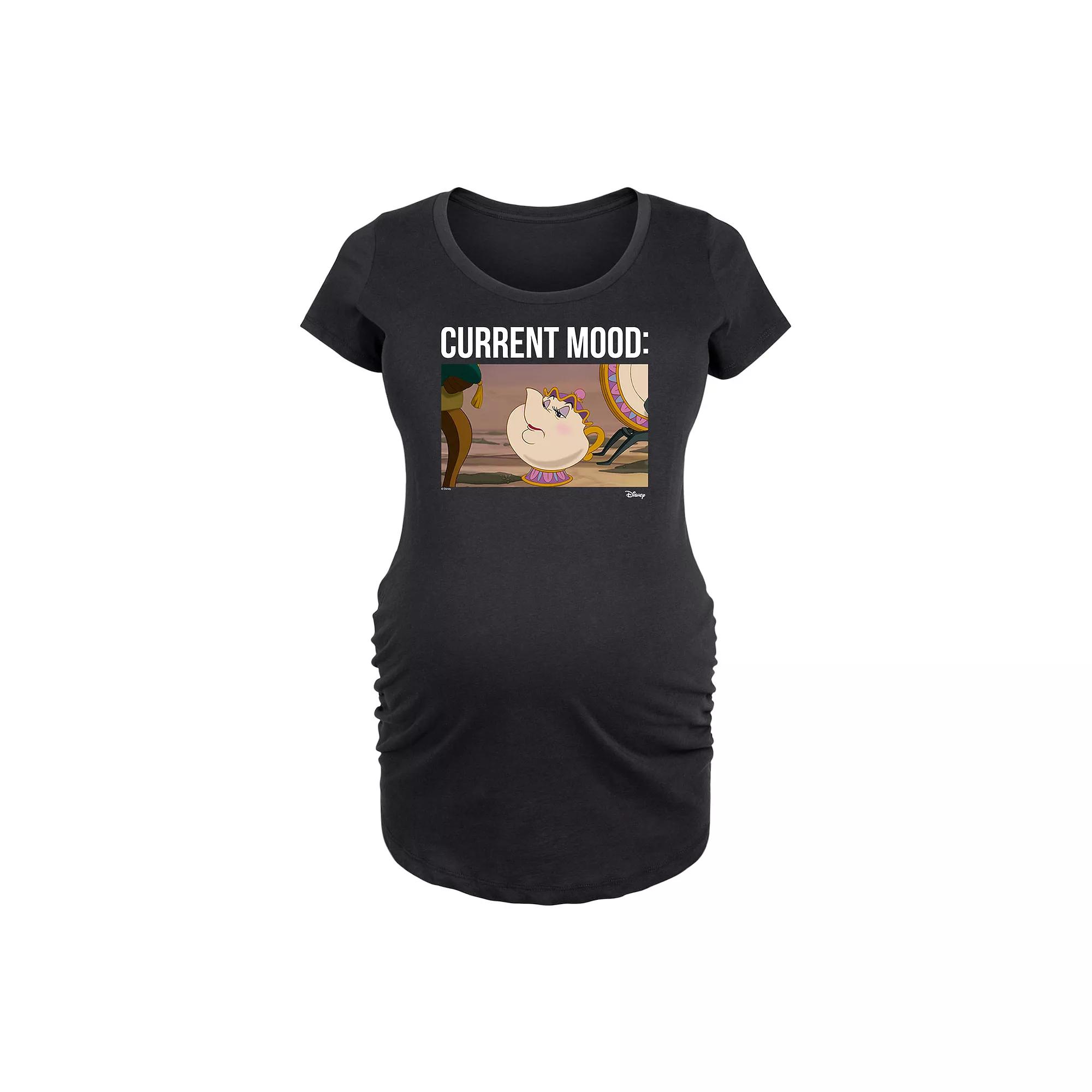 Disney's Beauty and the Beast Mrs. Potts Maternity Current Mood Graphic Tee, Women's,  Product Image