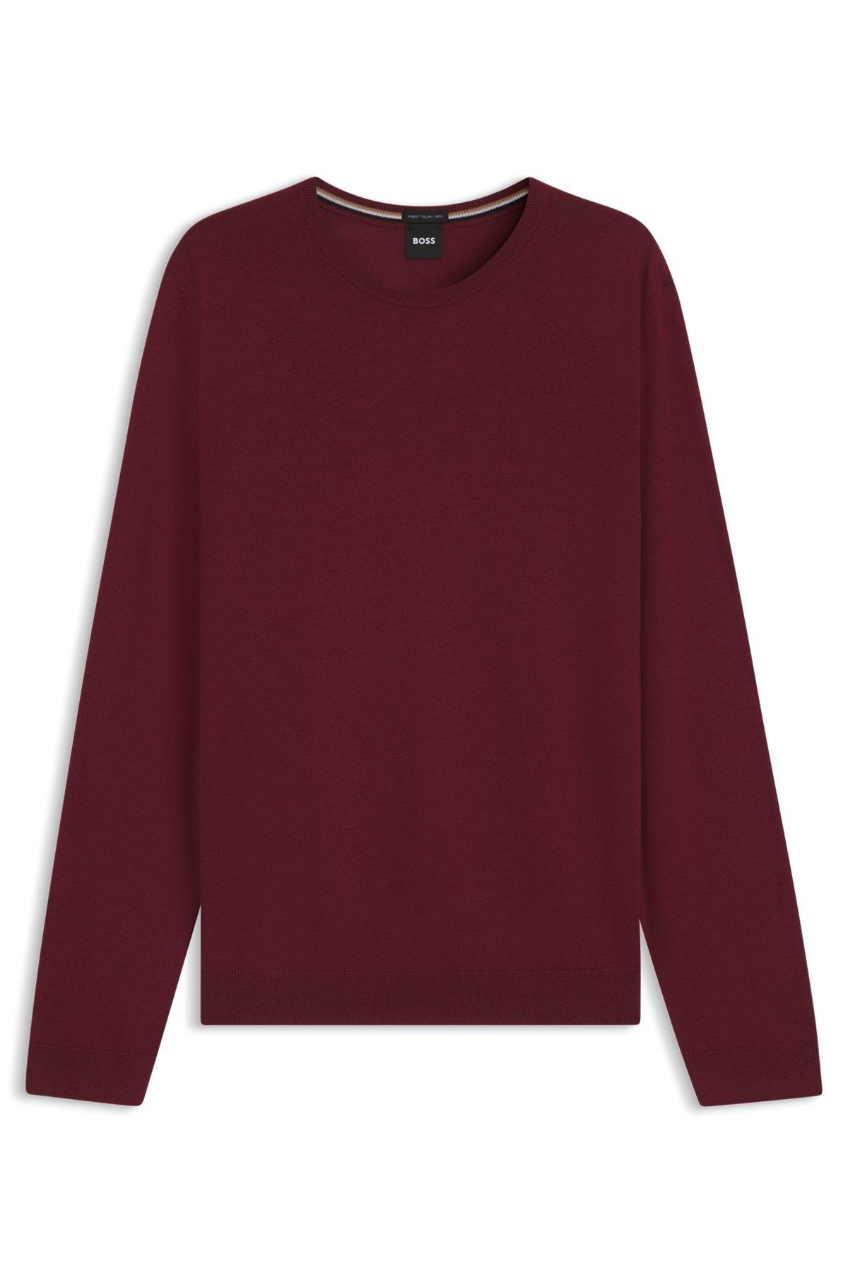 Merino-wool sweater in a slim fit Product Image