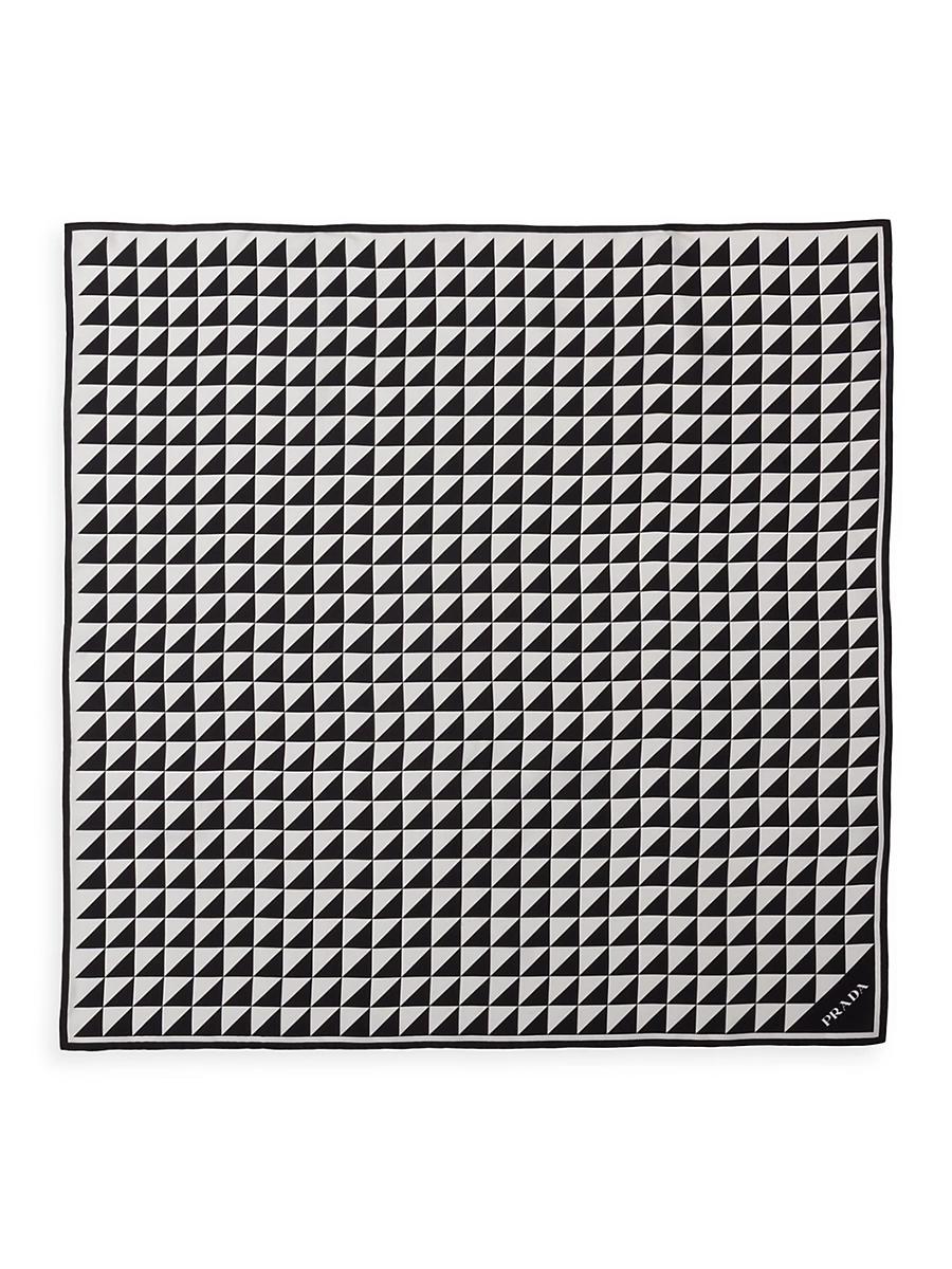 Triangle Logo Silk Scarf Product Image