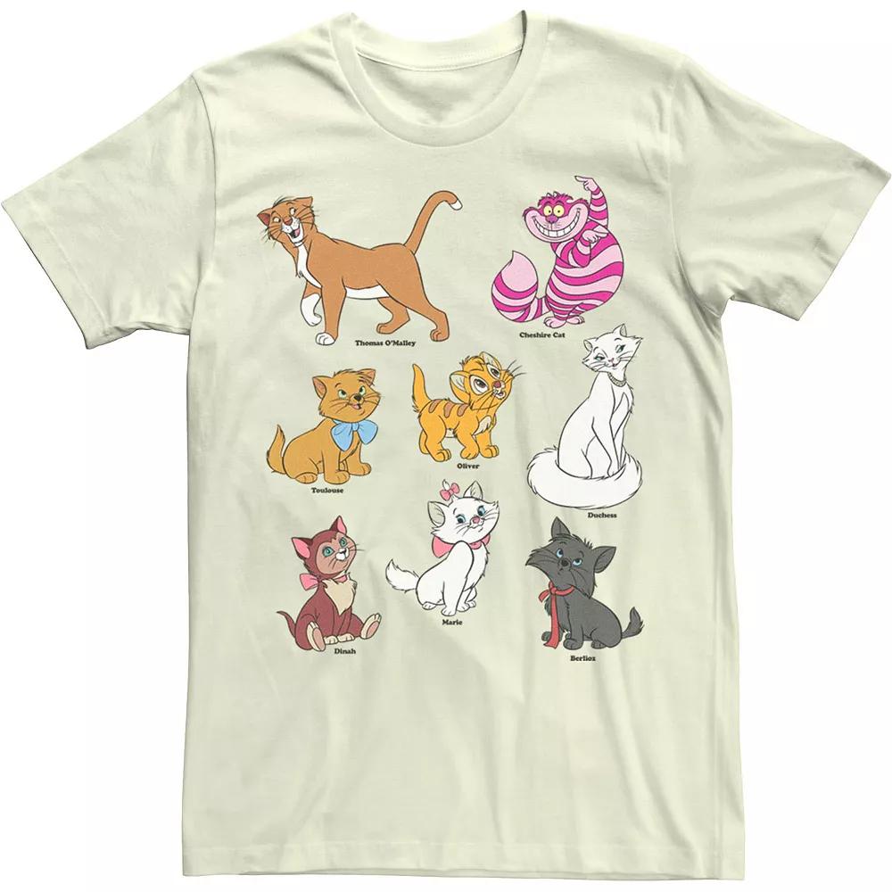 Disney's Mickey And Friends Men's Cats Portraits Tee,  Product Image
