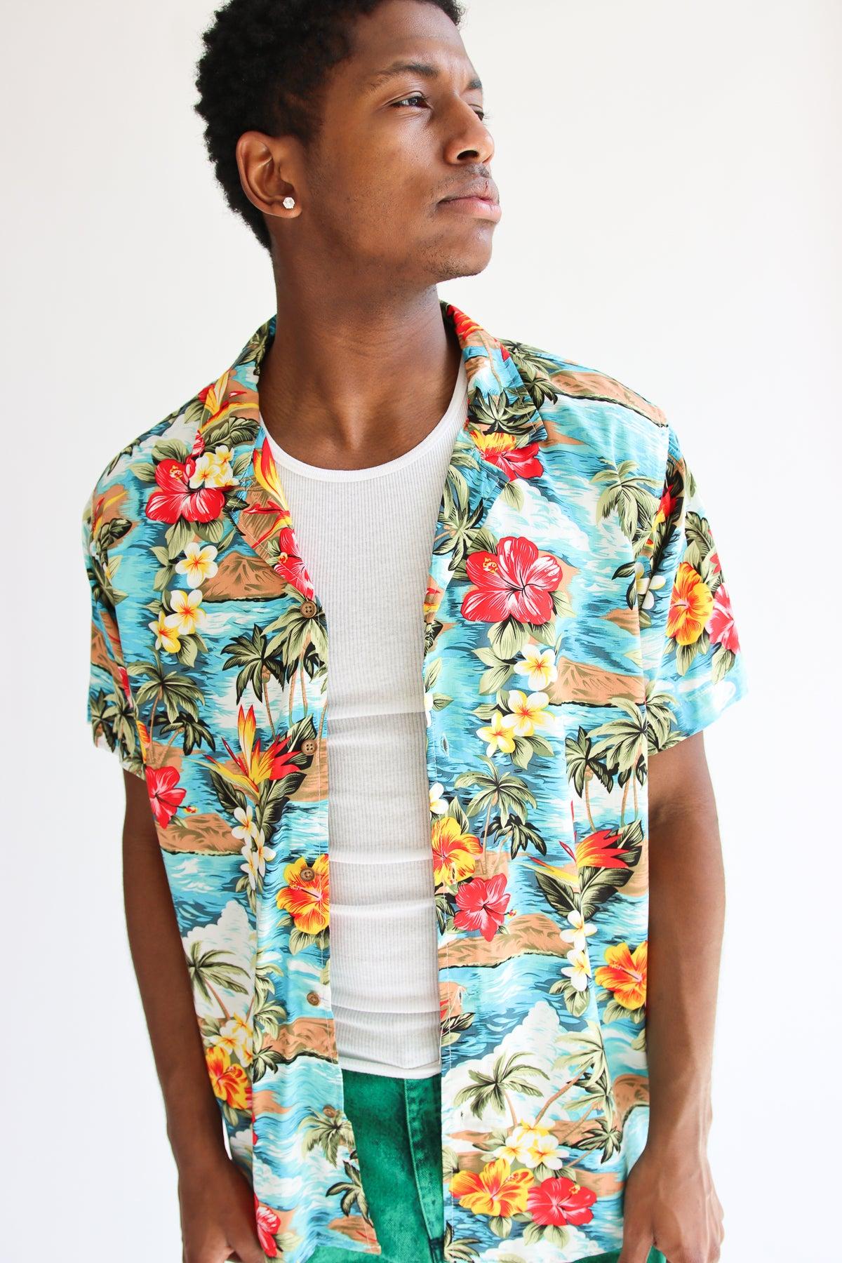 Tropical Oasis Hawaiian Shirt Product Image