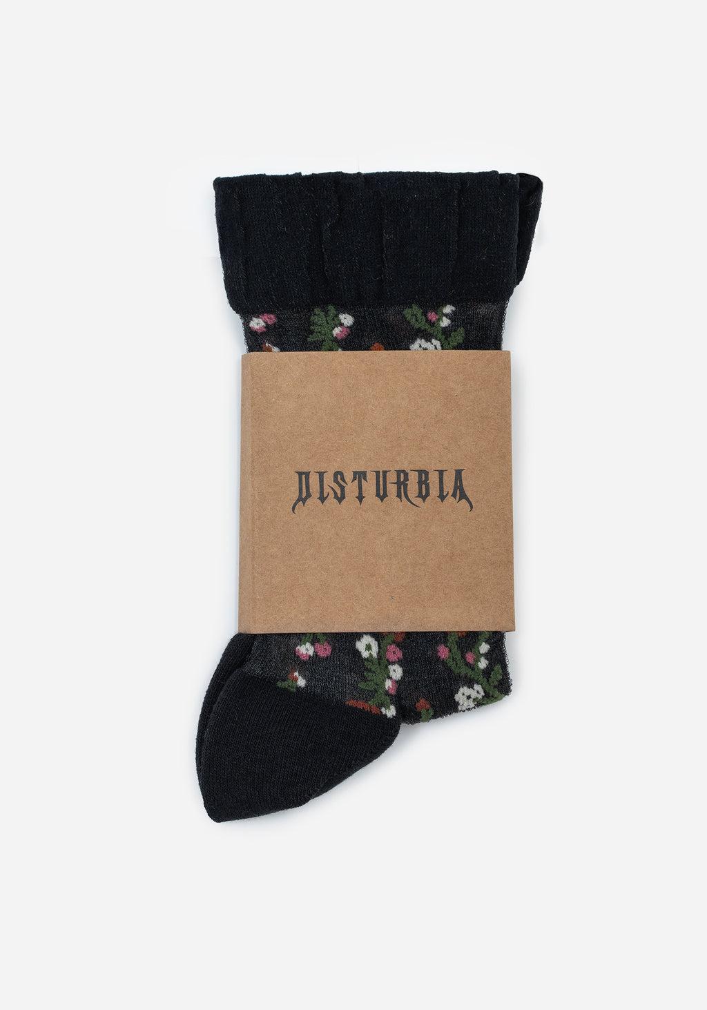 Everblooming Floral Mesh Socks Product Image