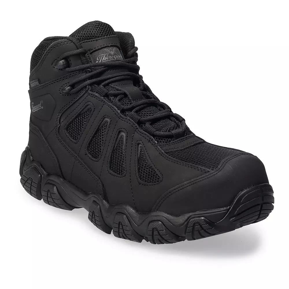 Thorogood Crosstrex Mid Men's Waterproof Composite-Toe Work Boots, Size: 11.5 Wide, Black Product Image