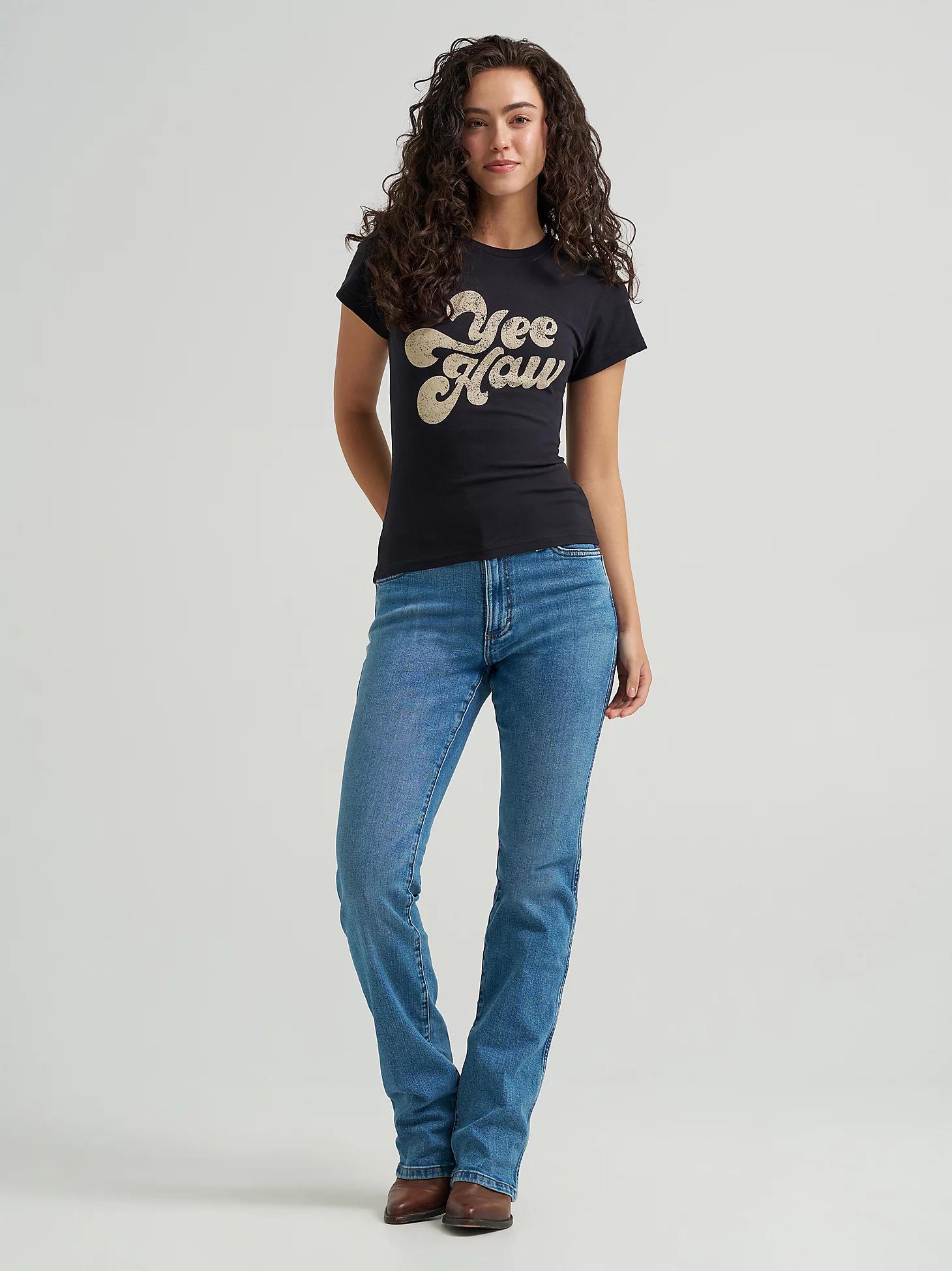 Women's Wrangler Graphic Shrunken Tee | Women's TOPS | Wrangler® Product Image