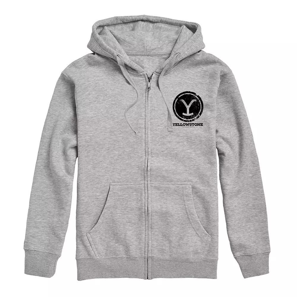 Men's Yellowstone Y Brand Zip Hoodie,  Product Image