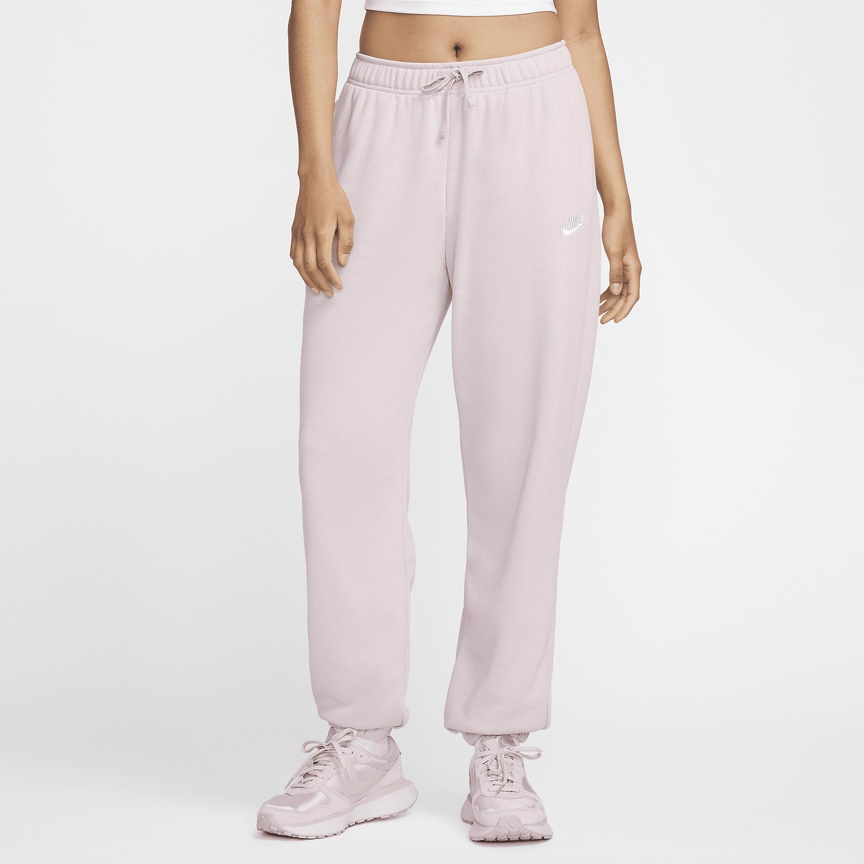 Womens Nike Sportswear Club Fleece Mid-Rise Oversized Sweatpants Product Image