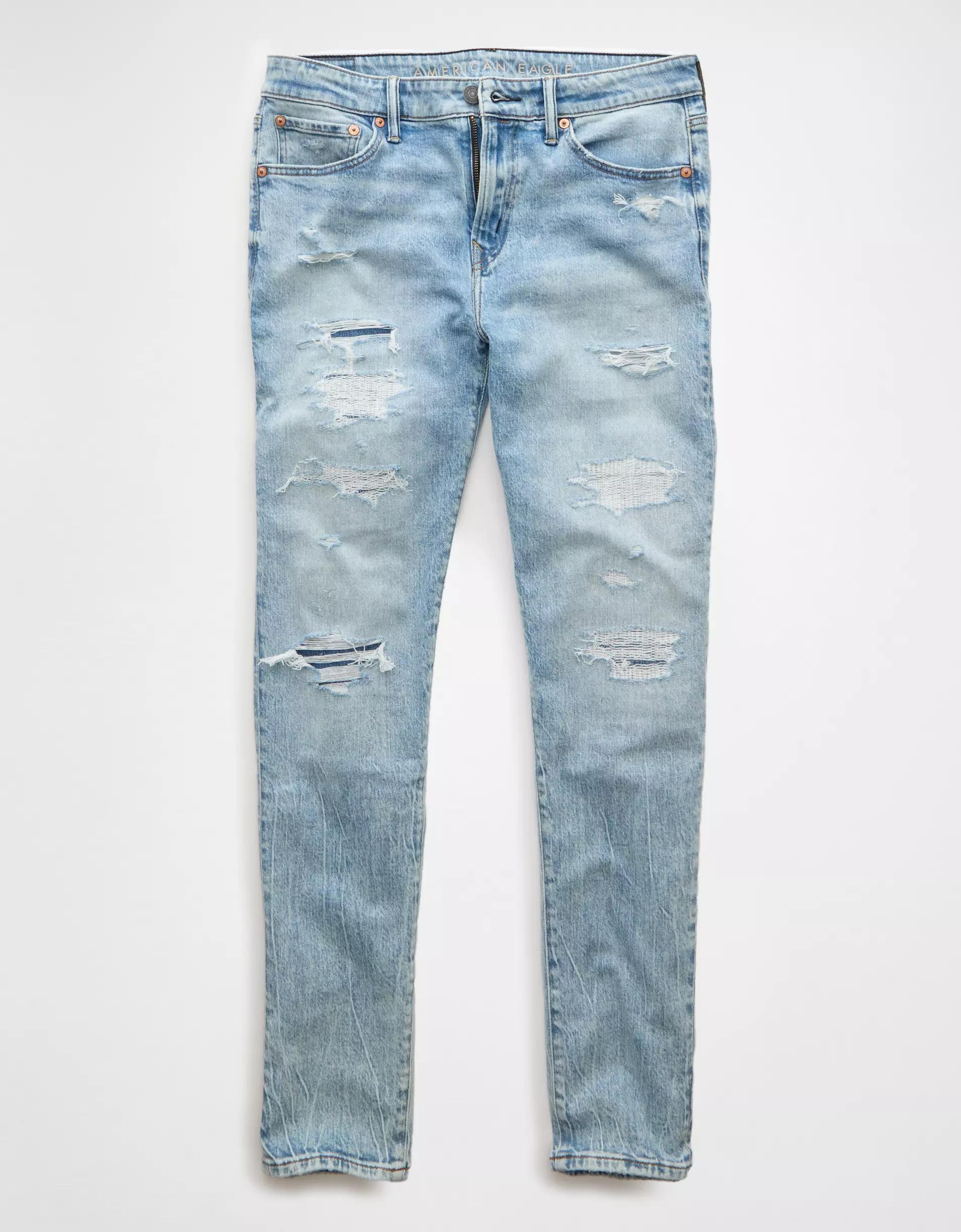 AE AirFlex+ TENCEL™ Fibers Patched Athletic Skinny Jean Product Image