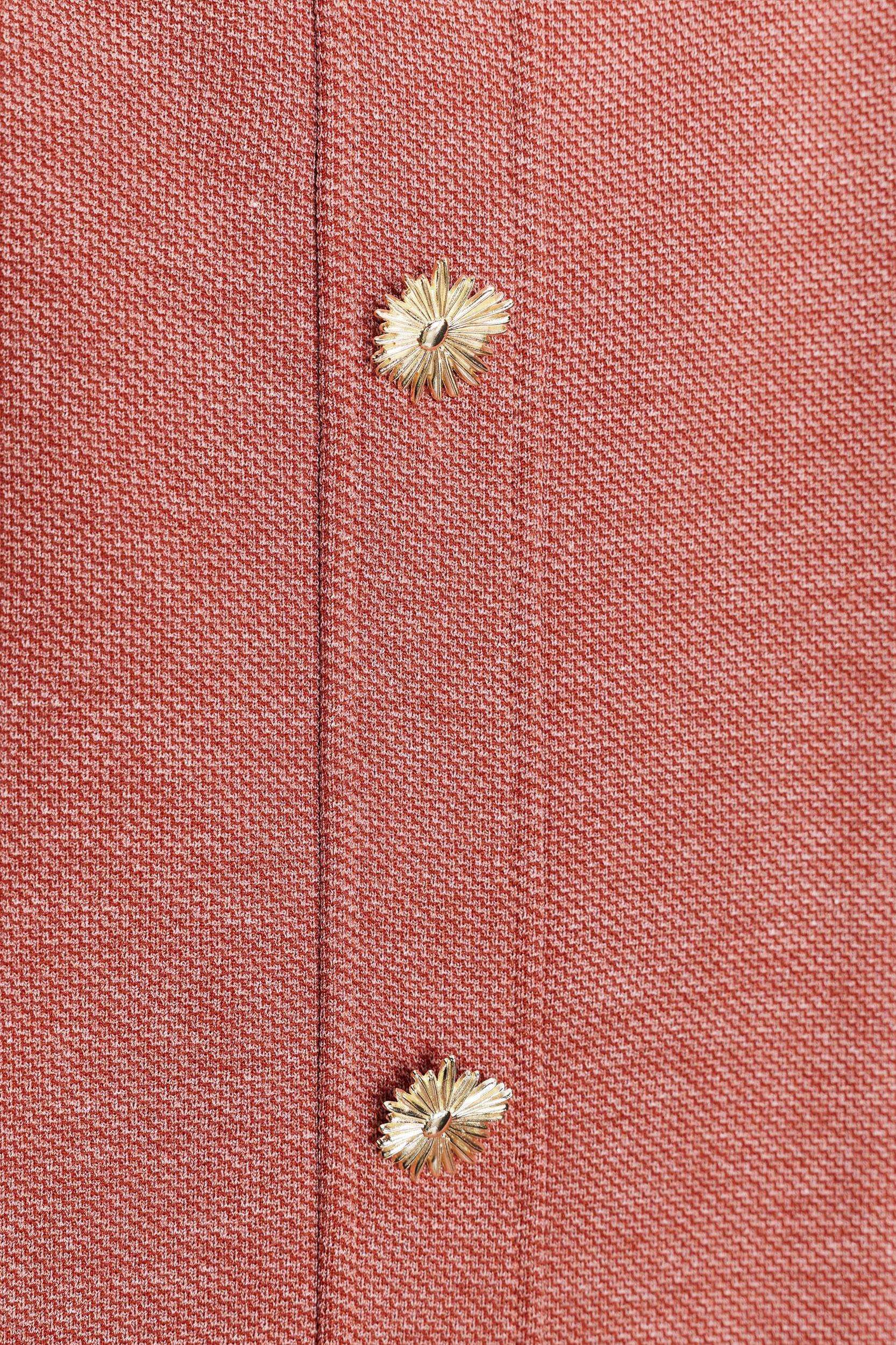 BUTTONED PIQUÉ DRESS Product Image