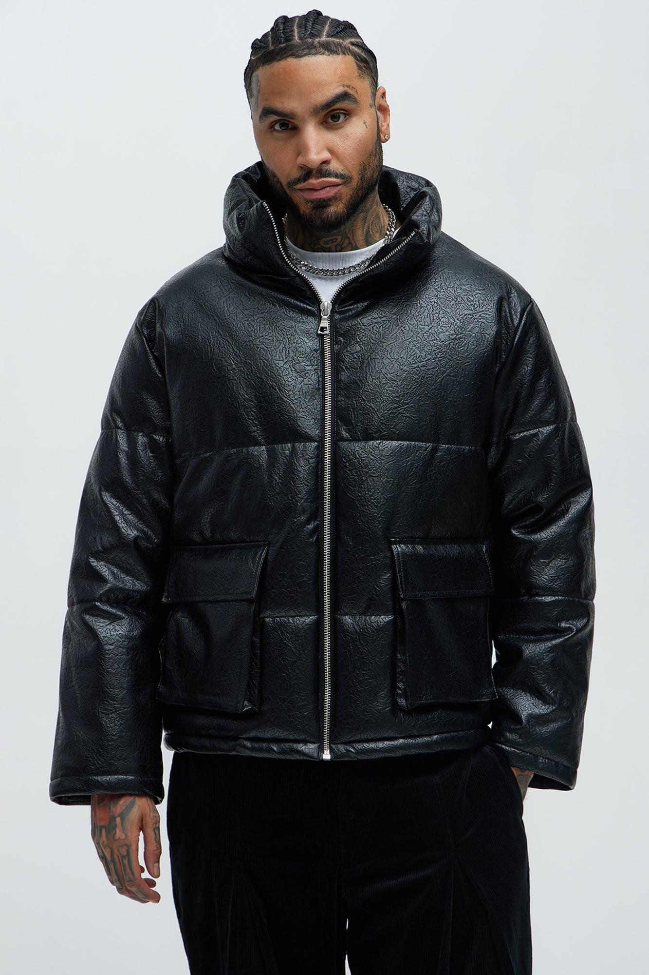 Stunt So Hard Puffer Jacket - Black Male Product Image