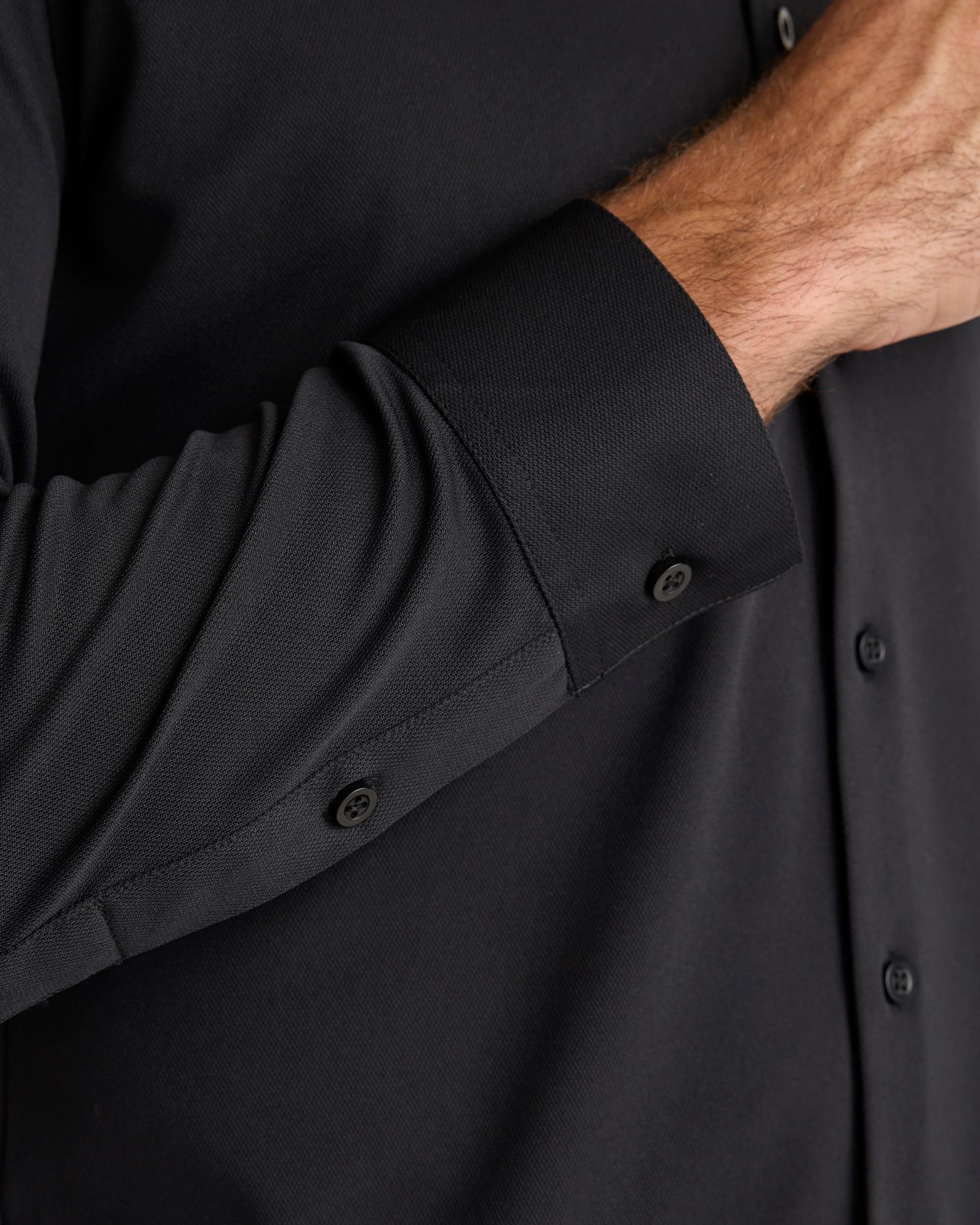 Quince | Men's Commuter Stretch Pique Long Sleeve Button Down 100% Polyester Product Image