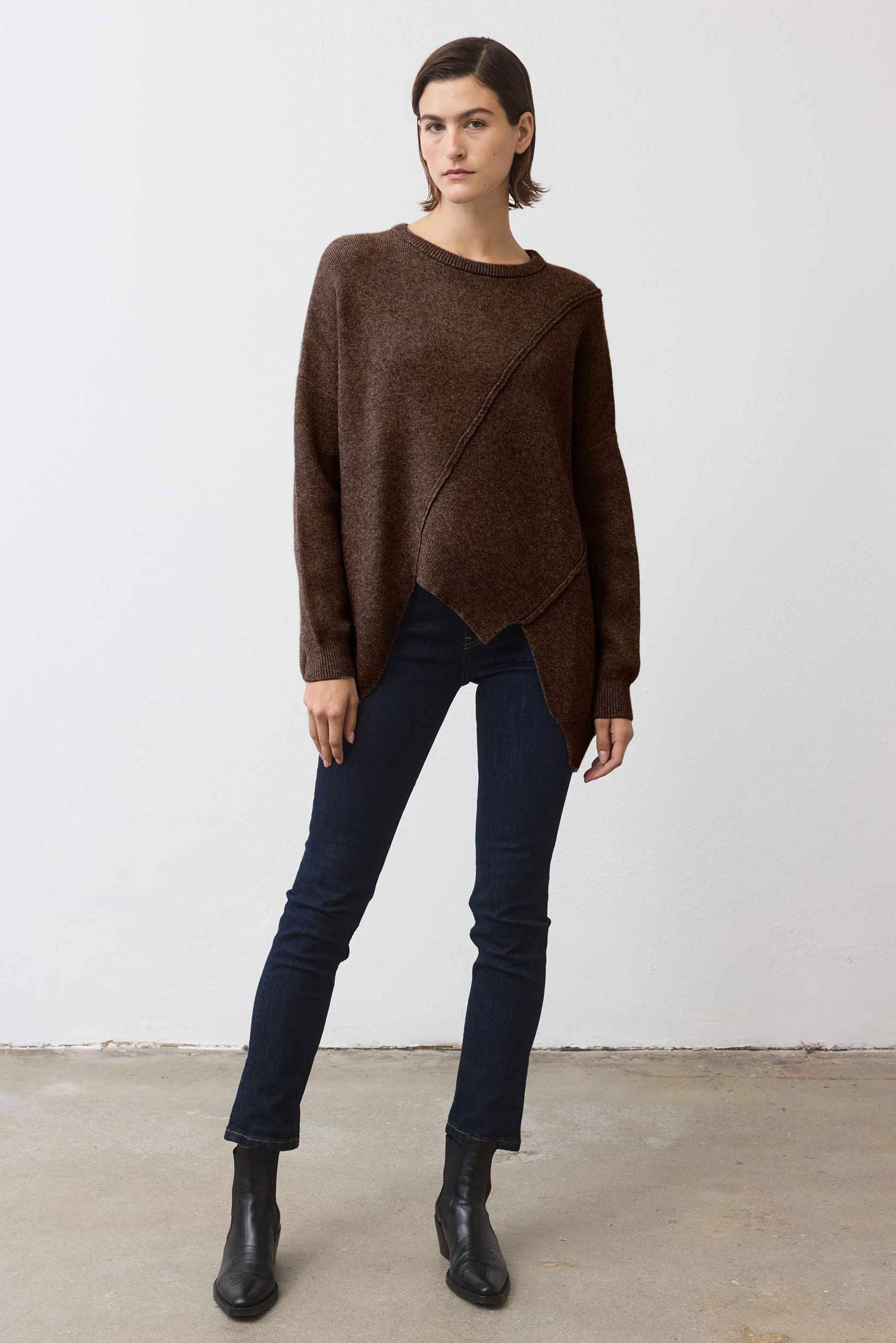 The Asymmetric Pullover Sweater Product Image