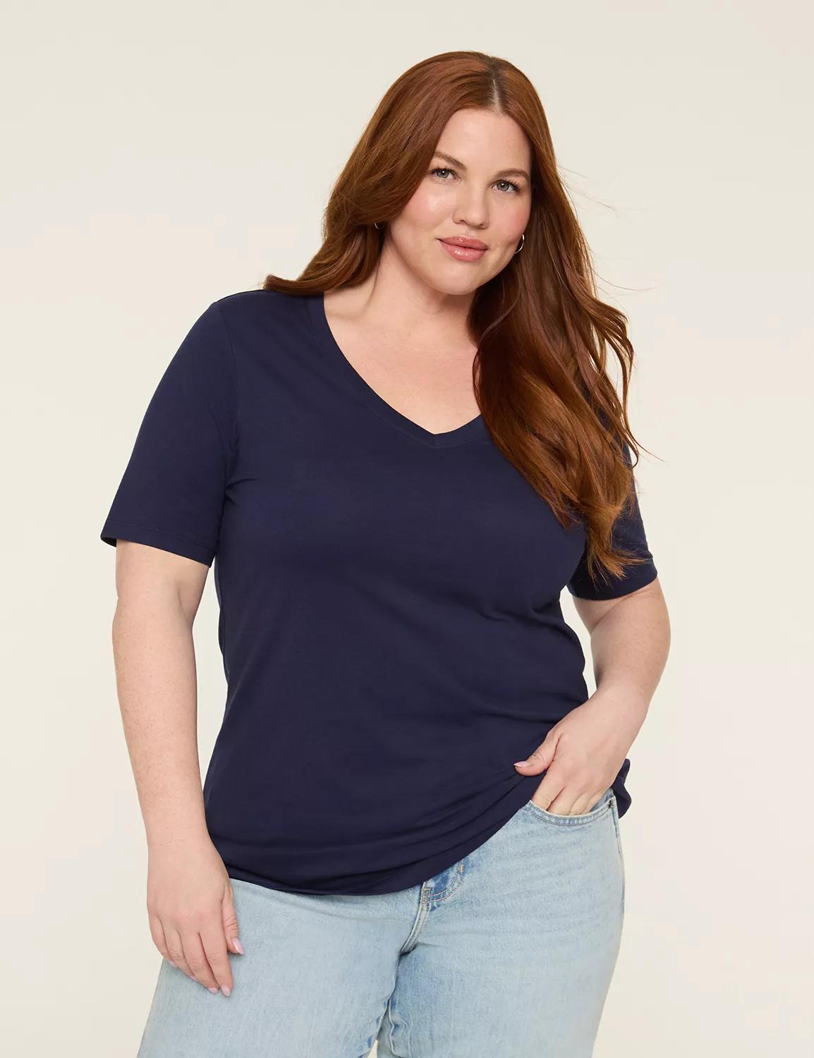 Perfect Sleeve V-Neck Tee Product Image