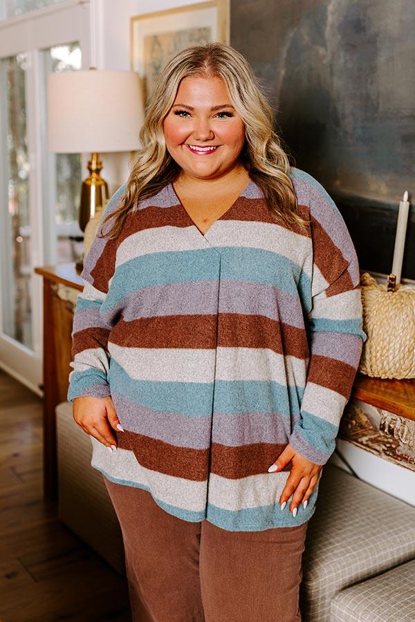 Cool Energy Stripe Shift Top Curves Product Image