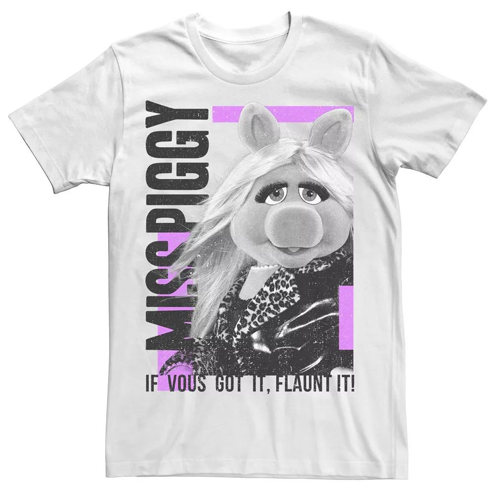 Men's Muppet Flaunt It Miss Portrait Tee, Size: XXL, White Product Image