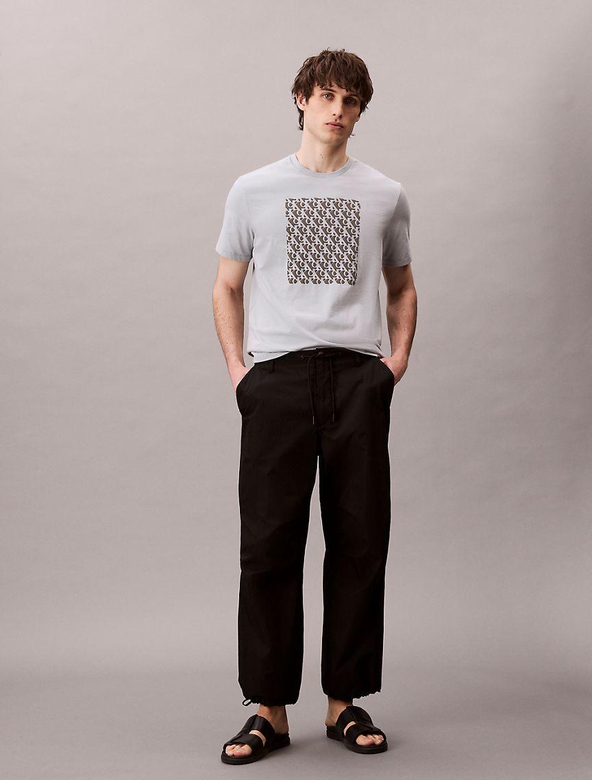 Monogram Logo Textured Graphic Classic T-Shirt  Product Image