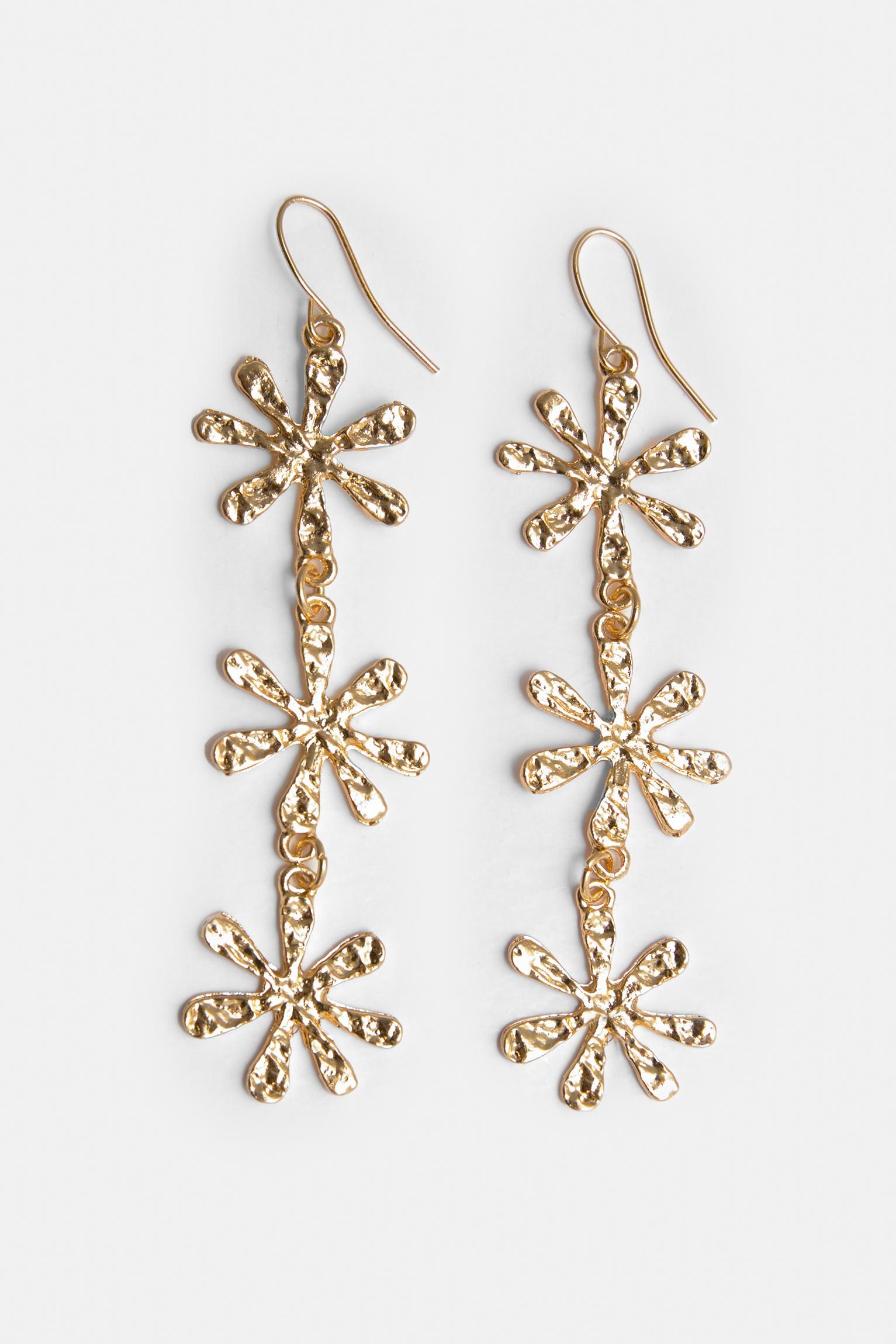 Floral dangle earrings Product Image