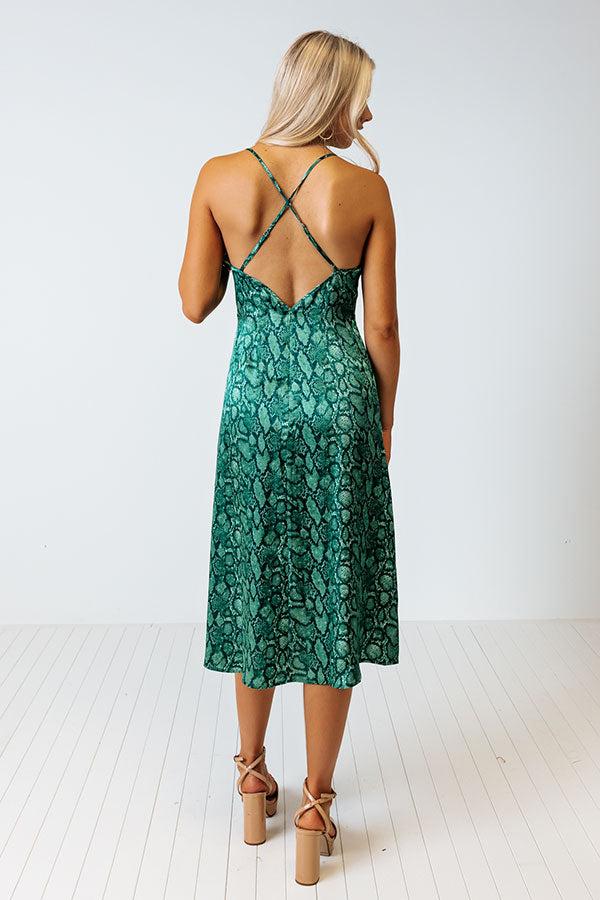 Feeling Grand Snake Print Midi Product Image