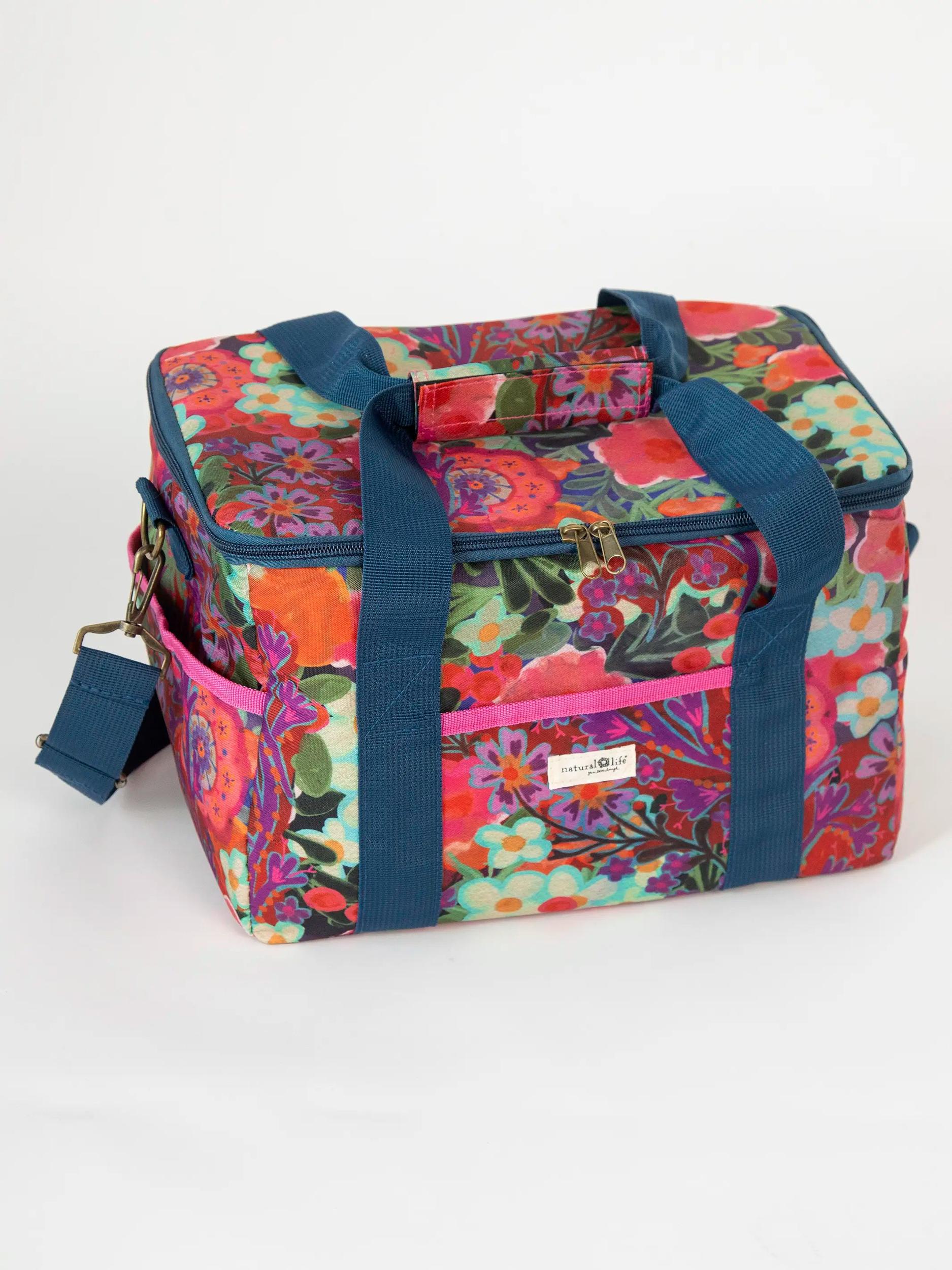 Cooler Tote - Pink Painted Garden Product Image