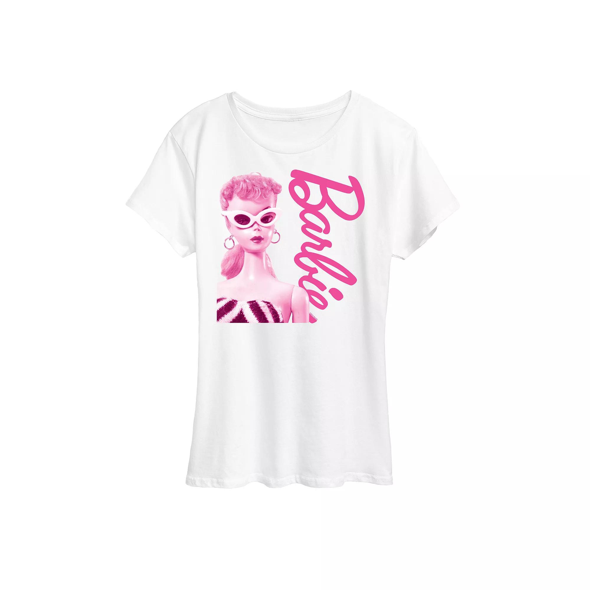 Women's Barbie Pink Doll Graphic Tee, Girl's,  Product Image