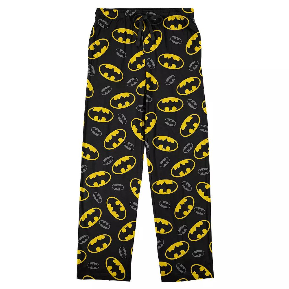 Men's Batman Pajama Pants, Size: XXL, Black Product Image