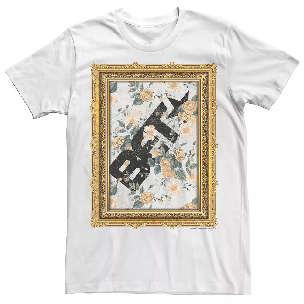 Men's BET Flower Power Frame Tee, Size: Small, White Product Image