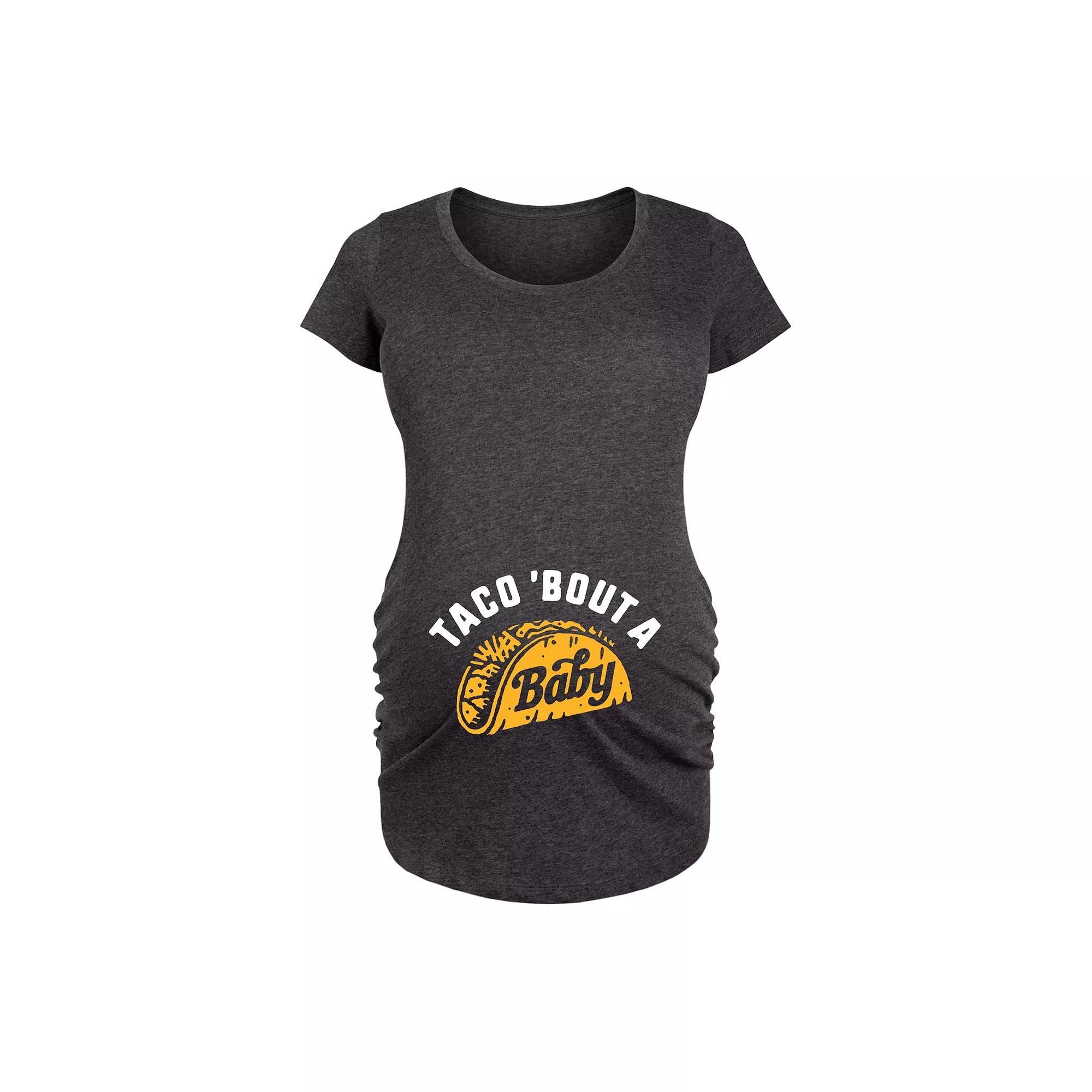 Maternity Taco 'Bout A Baby Graphic Tee, Women's,  Product Image