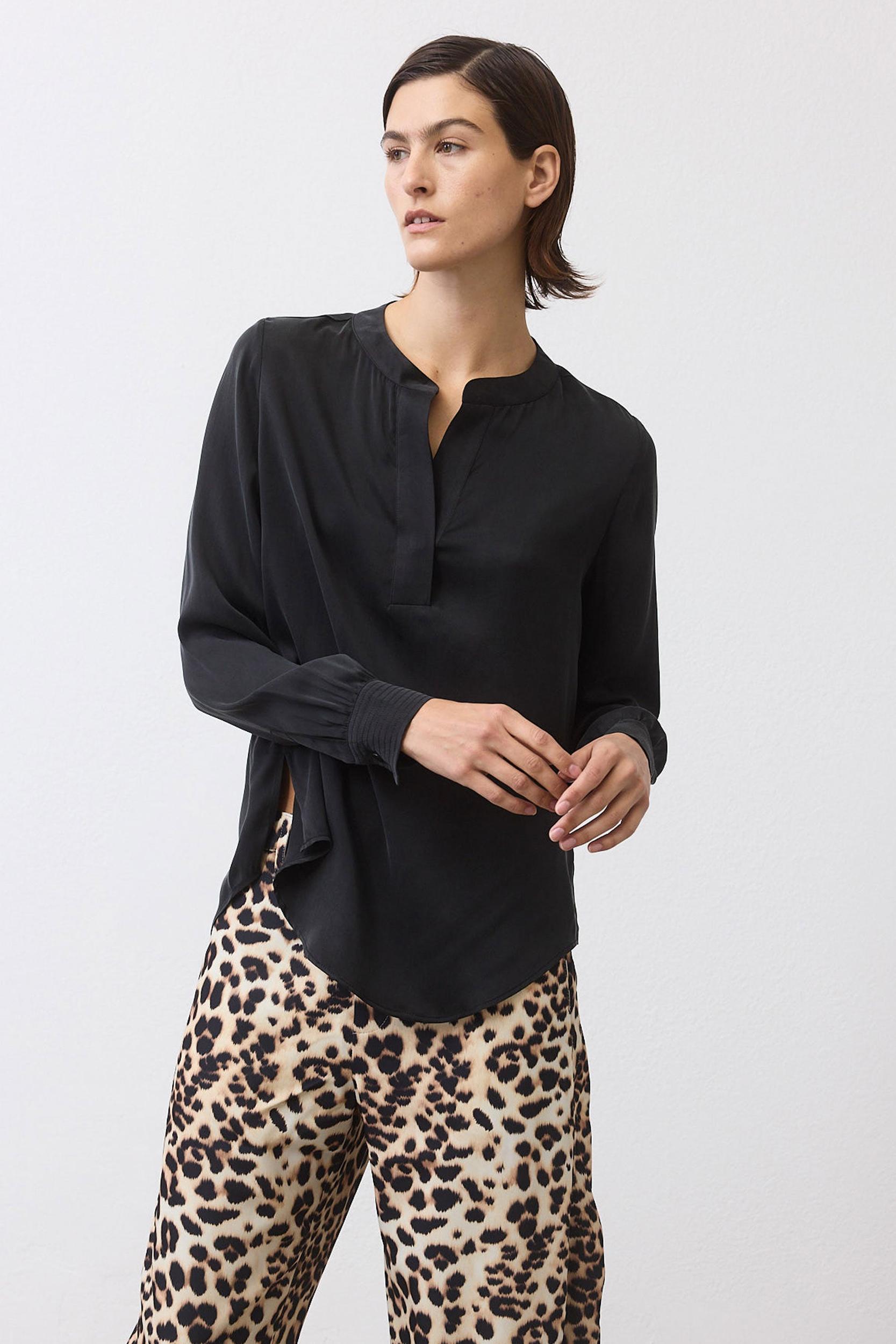 Not Too Loose Silk Blouse Product Image