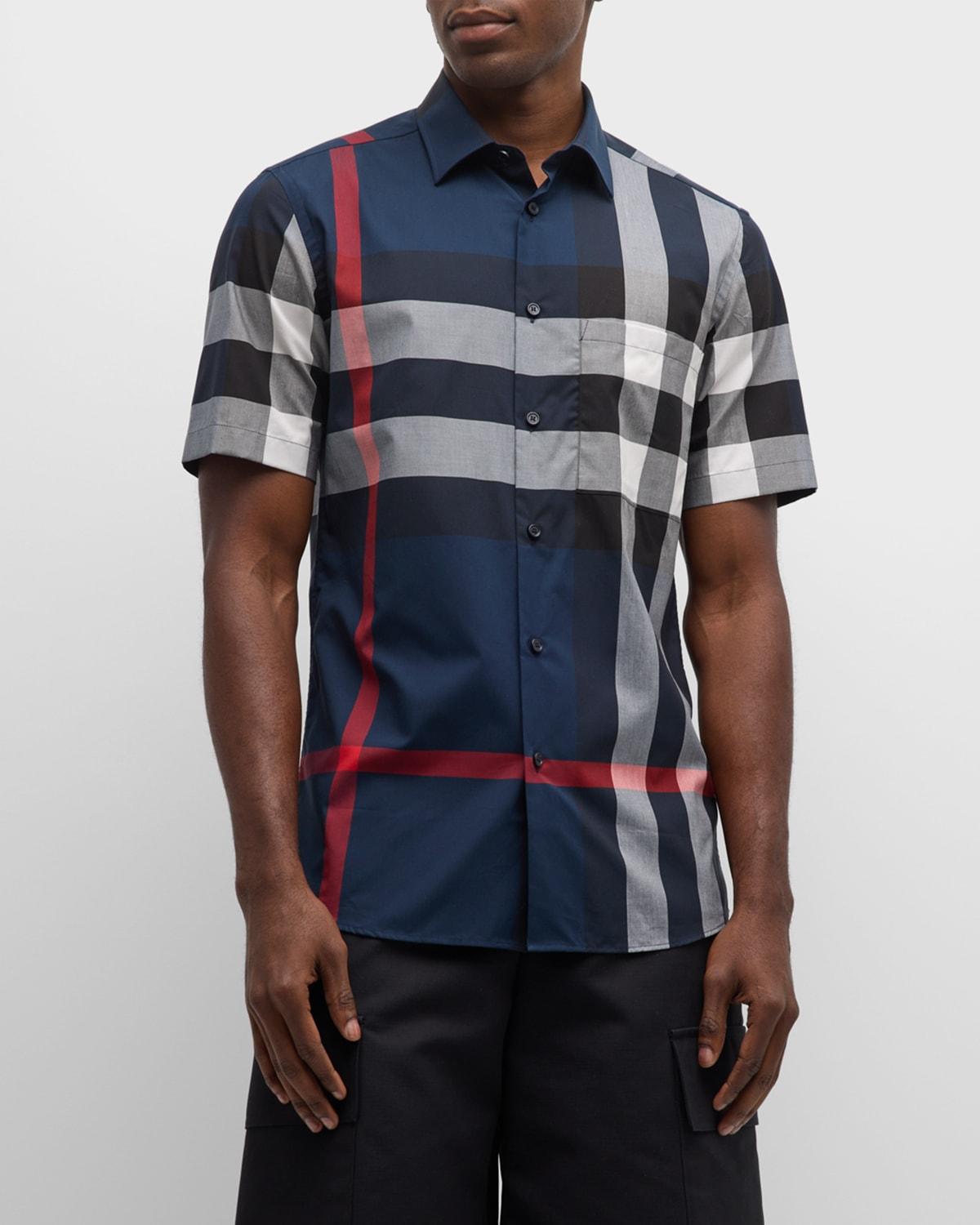 Men's Summerton Check Button-Down Shirt Product Image