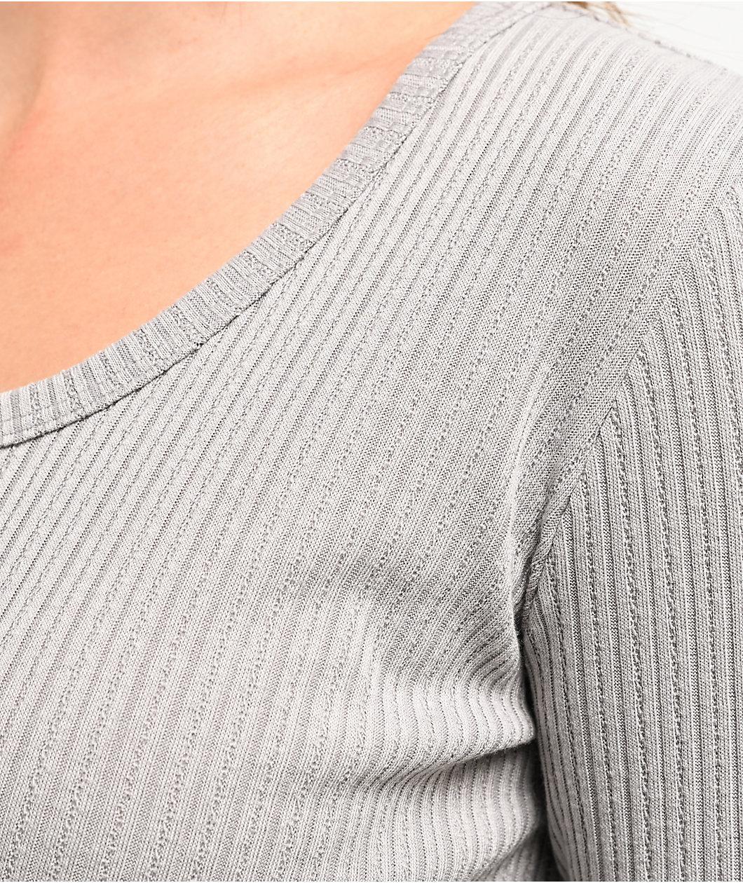 Spicychix Pointelle Grey Sweater Product Image