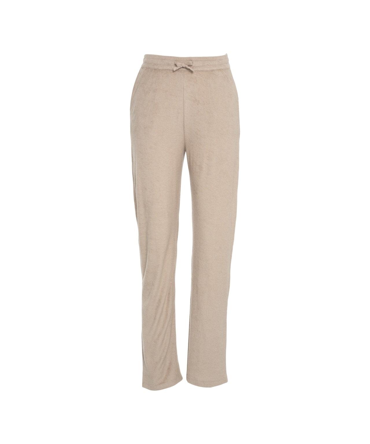 Wide leg joggers in terry cloth Product Image