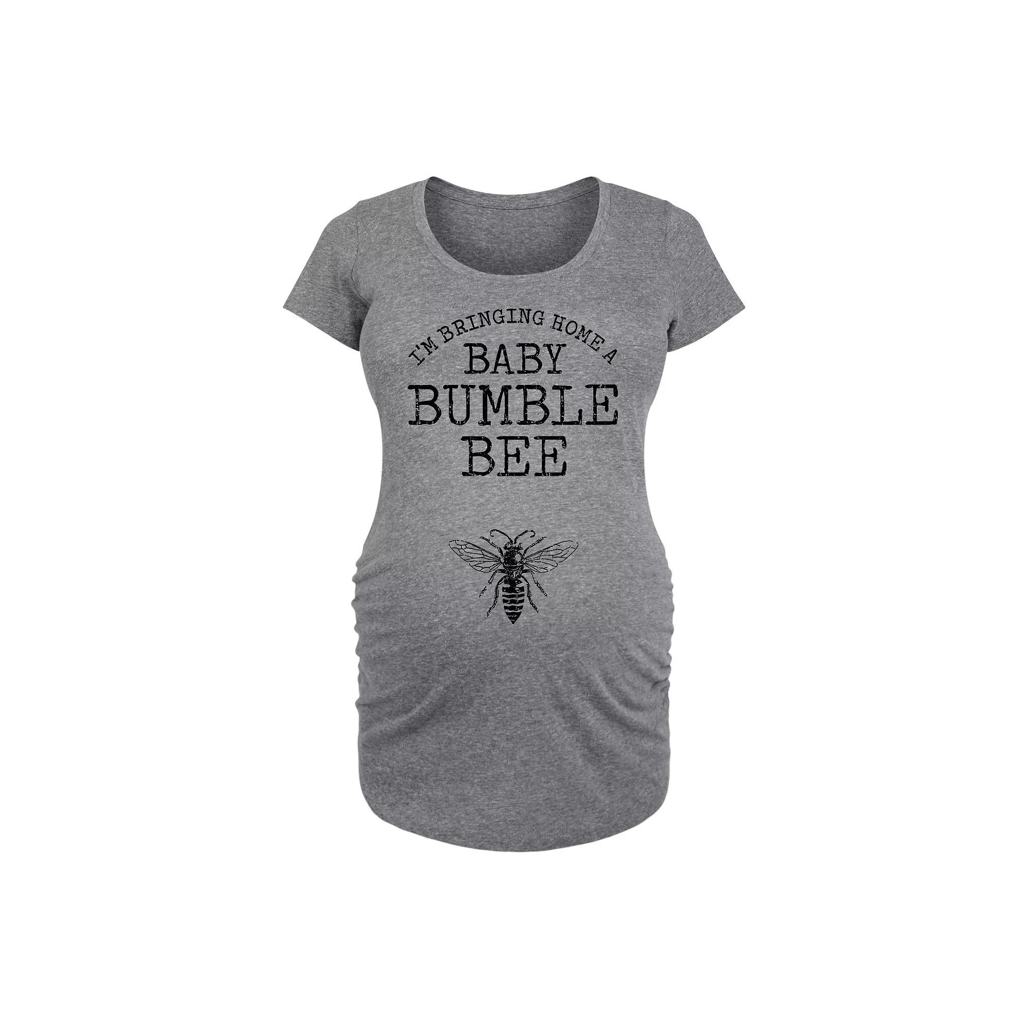 Maternity Bringing Home A Baby Bumble Bee Graphic Tee, Women's,  Product Image
