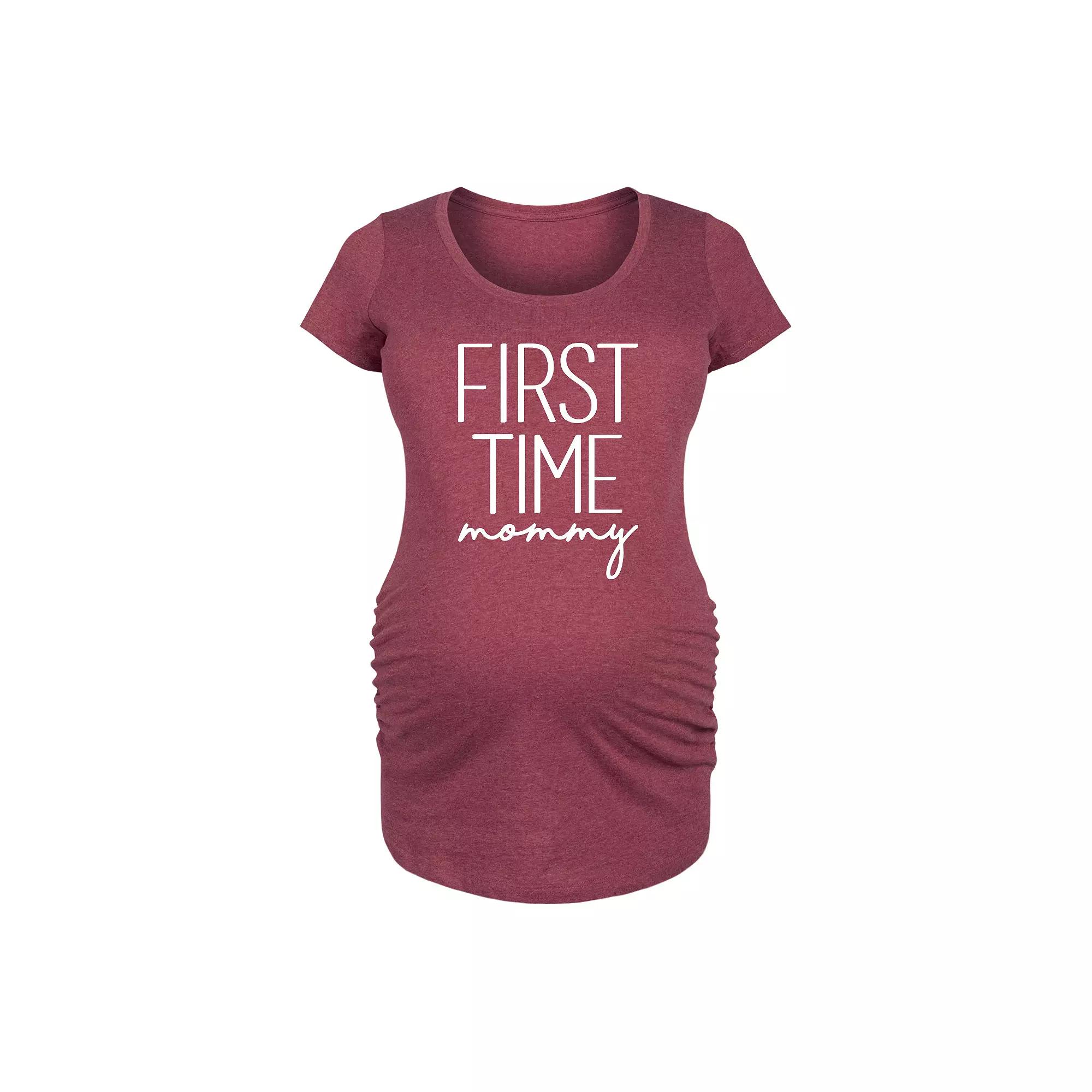 Maternity First Time Mommy Graphic Tee, Women's,  Product Image