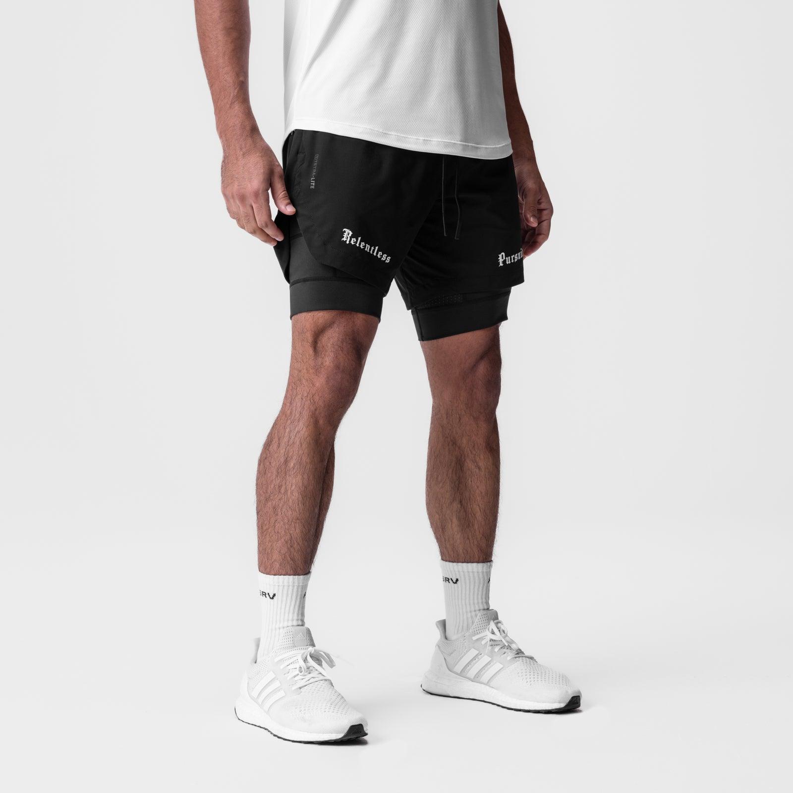 0866. Tetra-Lite® 7" Liner Short - Black "RP"/Black Male Product Image