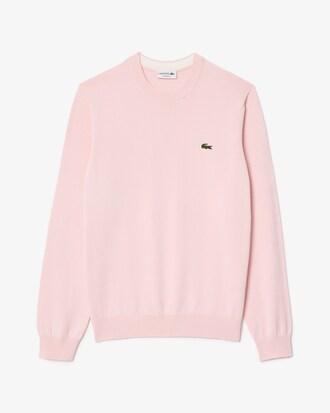 Monochrome Crew Neck Cotton Sweater Product Image
