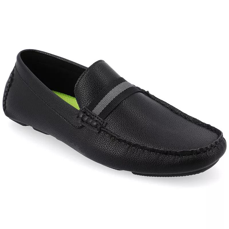VANCE Griffin Men's Tru Comfort Foam Driving Loafers, Size: 12, Black Product Image