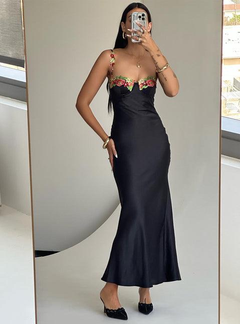 Kenzie Maxi Dress Black Product Image