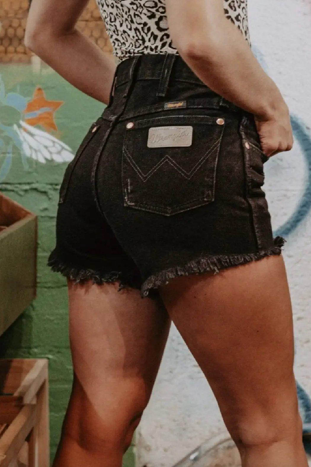Revived Retro Wrangler Denim Shorts Product Image
